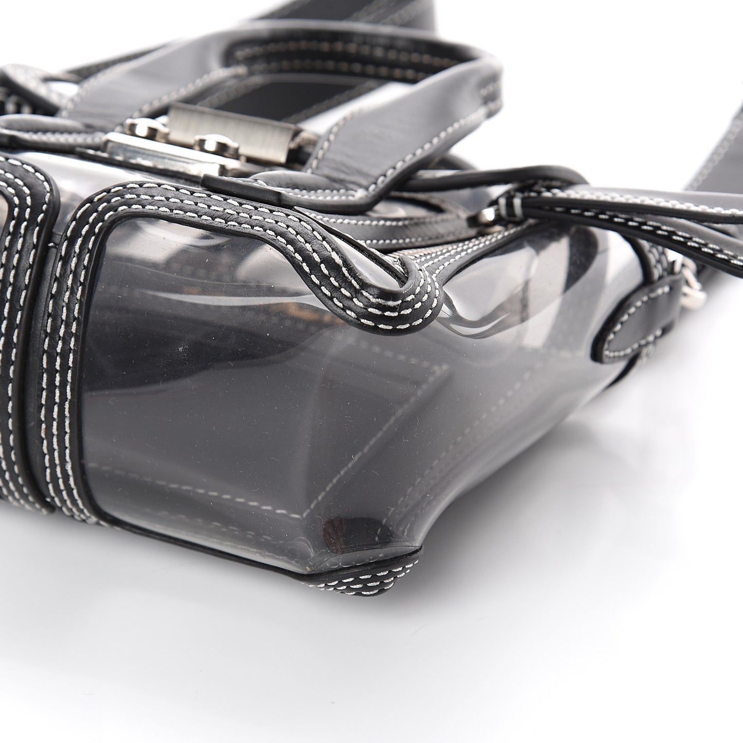 3.1 Calfskin PVC Mini Pashli Satchel Black
