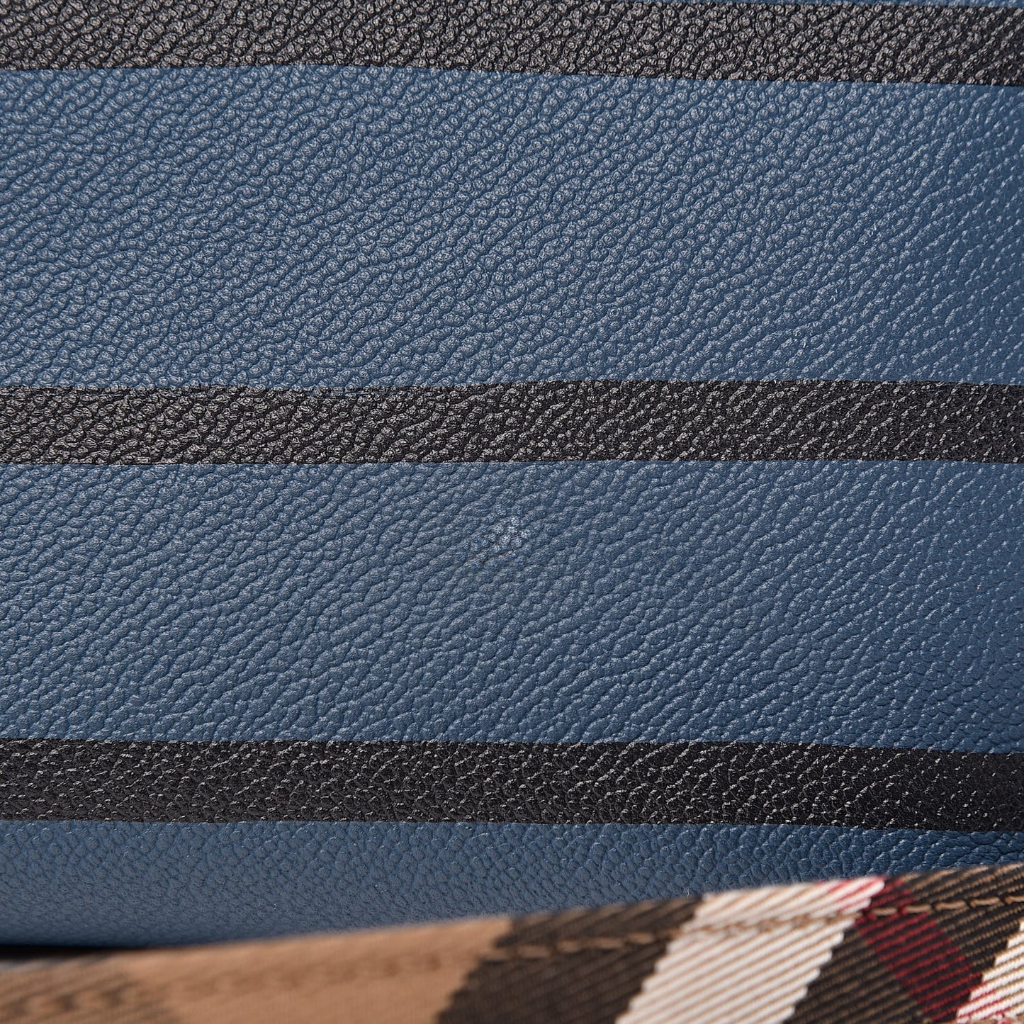 Soft Grained Calfskin Check Graphic Print Small Medley Crossbody Blue