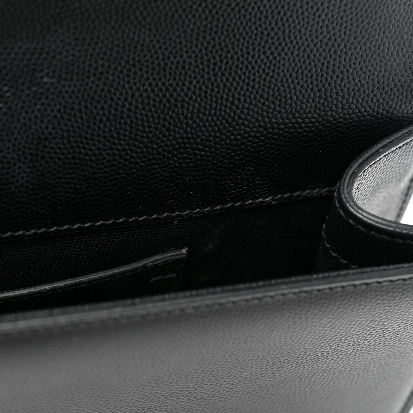 Grain De Poudre Classic Monogram Kate Clutch Black