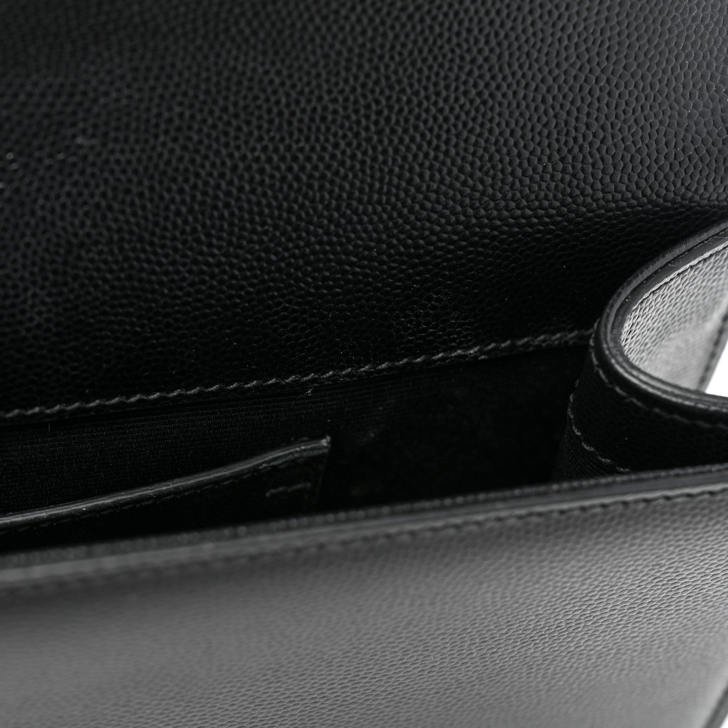 Saint Laurent Grain De Poudre Classic Monogram Kate Clutch Black 9 of 13