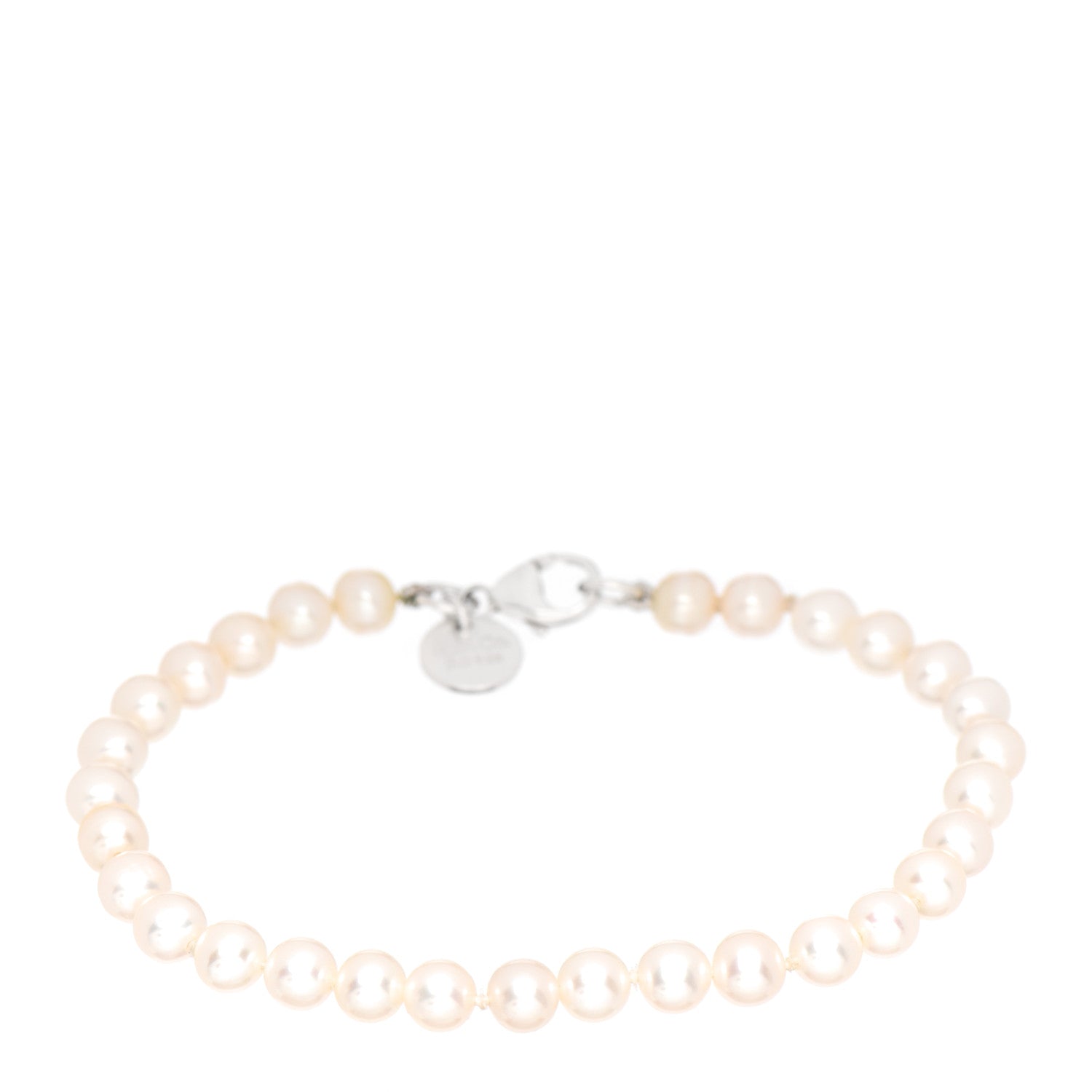 Tiffany Sterling Silver Pearl Ziegfeld Bracelet 1 of 4