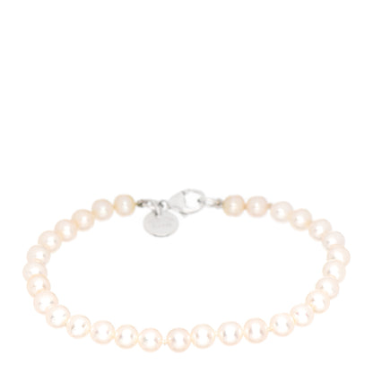 Tiffany Sterling Silver Pearl Ziegfeld Bracelet 1 of 4