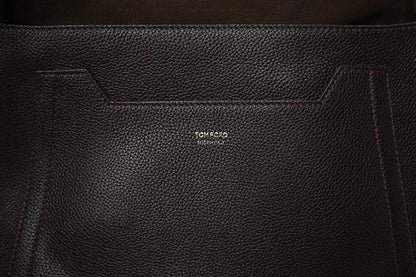 Tom Ford Grained Calfskin Medium Jennifer Crossbody Bag Brown 8 of 13