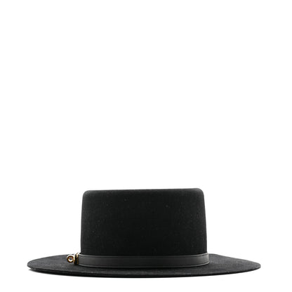 Hermes Rabbit Felt Hampton Hat 57 Black 3 of 10