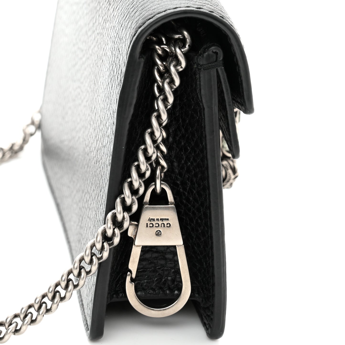 Calfskin Super Mini Dionysus Shoulder Bag Black