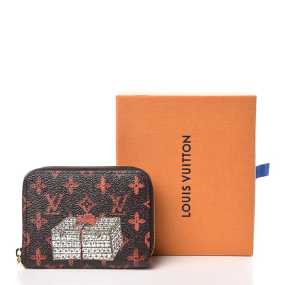 Louis Vuitton Catogram Zippy Coin Purse Marron 7 of 7