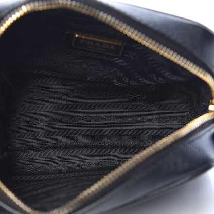Prada Saffiano Mini Camera Crossbody Bag Black 5 of 14