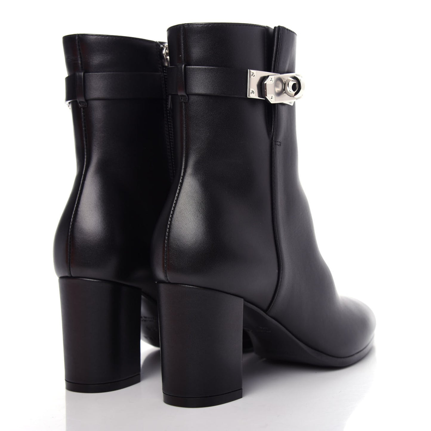 Calfskin Saint Germain Ankle Boots 35 Black
