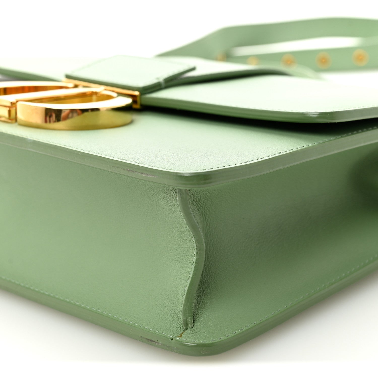 Christian Dior ヴィンテージアンサンブル S ミントグリーン Christian Dior Smooth Calfskin 30 Montaigne Flap Bag Mint Green