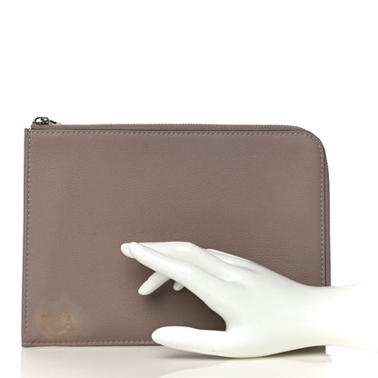 Louis Vuitton Calfskin Pochette Jour PM Taupe 2 of 15