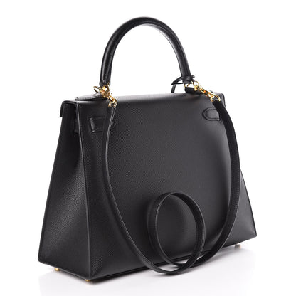 Hermes Epsom Kelly Sellier 28 Black 3 of 43