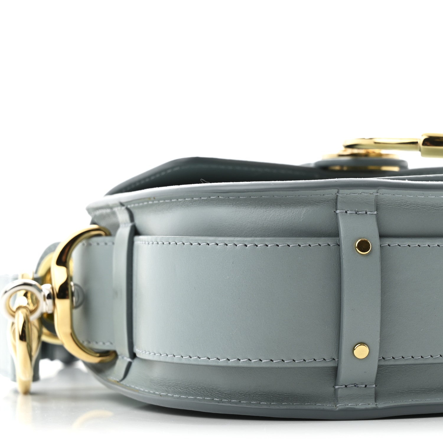 Chloe Calfskin Small Tess Bag Faded Blue 8 of 9