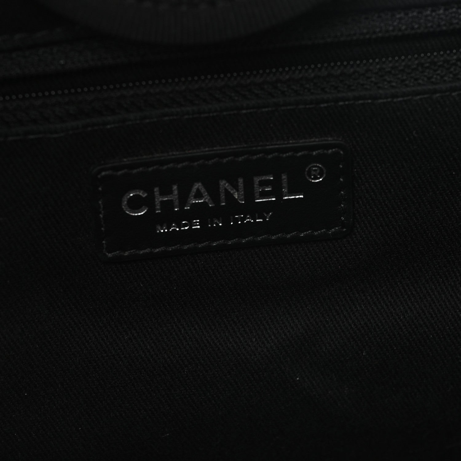 Chanel Mixed Fibers Medium Deauville Tote Navy Blue 7 of 12