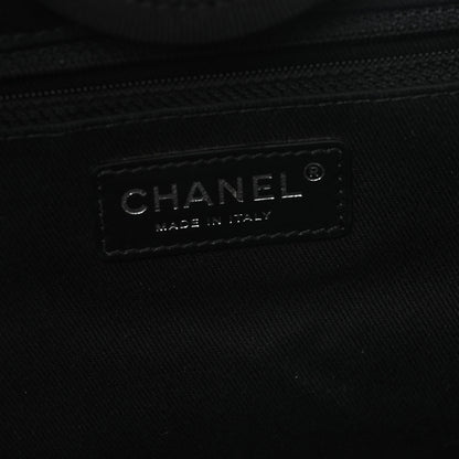 Chanel Mixed Fibers Medium Deauville Tote Navy Blue 7 of 12