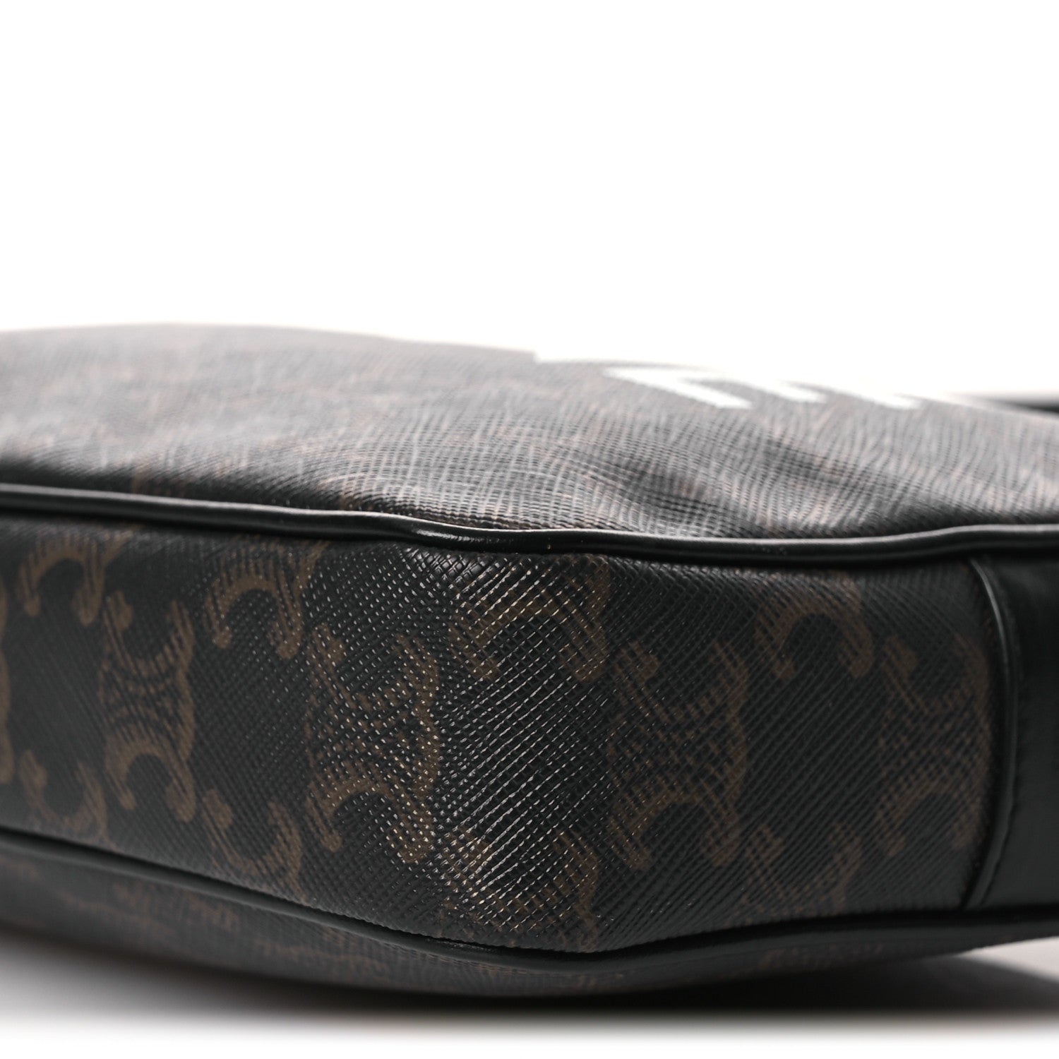Celine Triomphe Canvas Medium Messenger Bag Black 10 of 10
