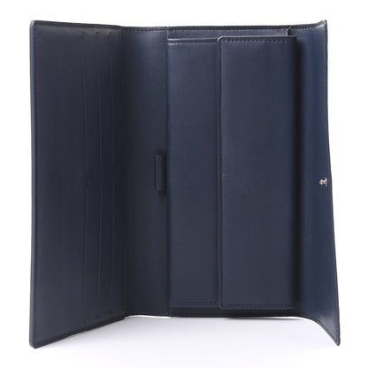 Louis Vuitton Mat Monogram Porte Tresor International Wallet Blue 4 of 8
