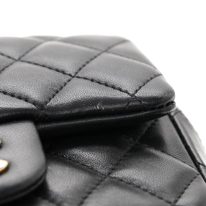 Chanel Lambskin Quilted Mini Square Flap Black 12 of 12