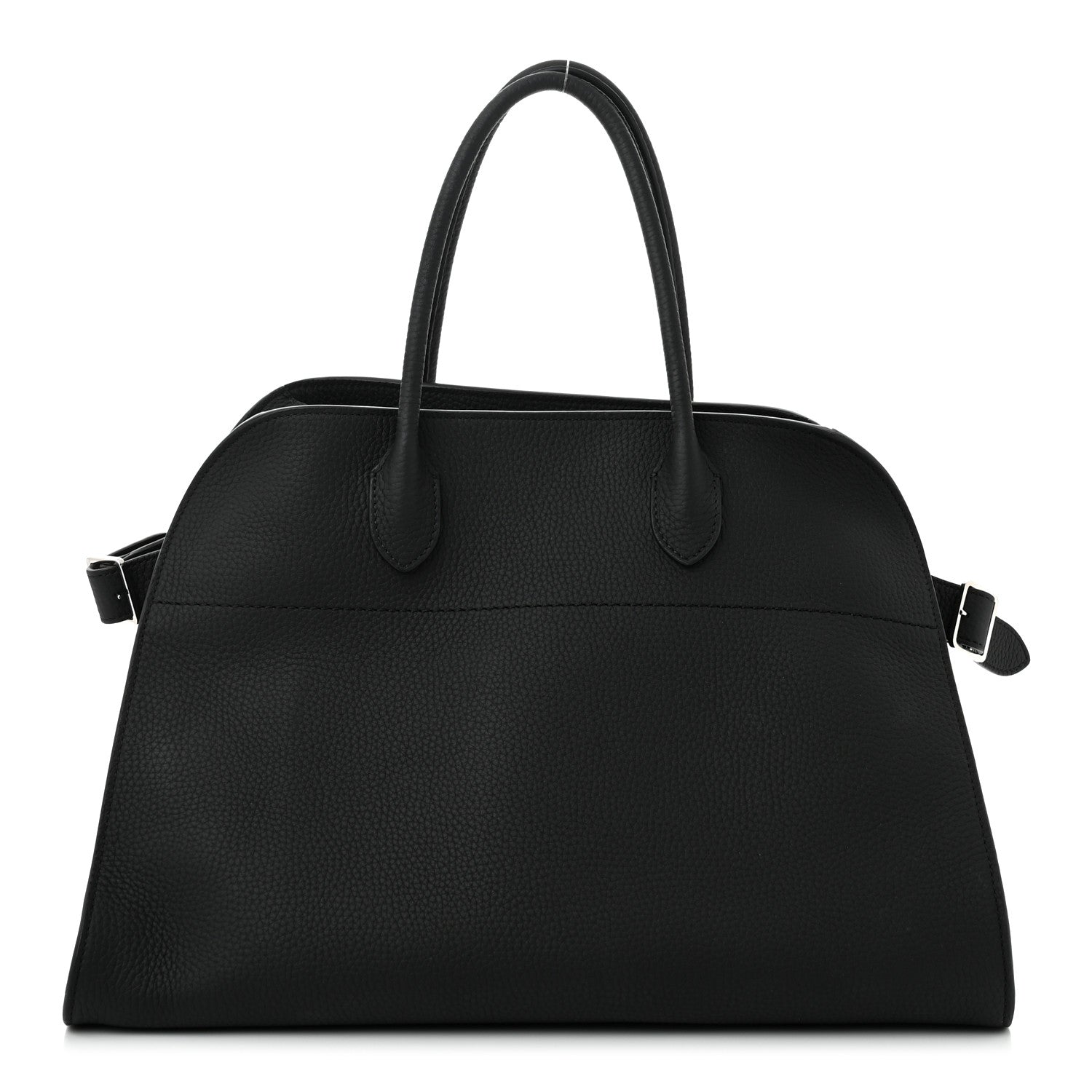 The Row Matte Grained Calfskin Soft Margaux 15 Black 1 of 9