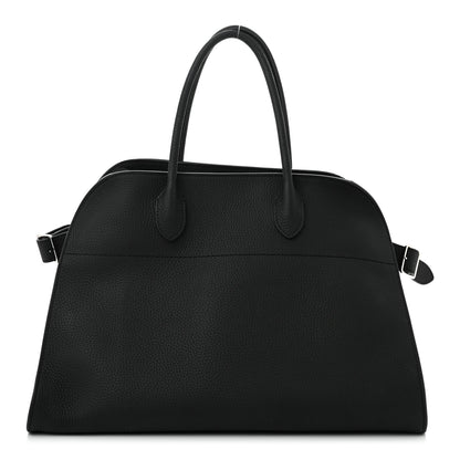 The Row Matte Grained Calfskin Soft Margaux 15 Black 1 of 9