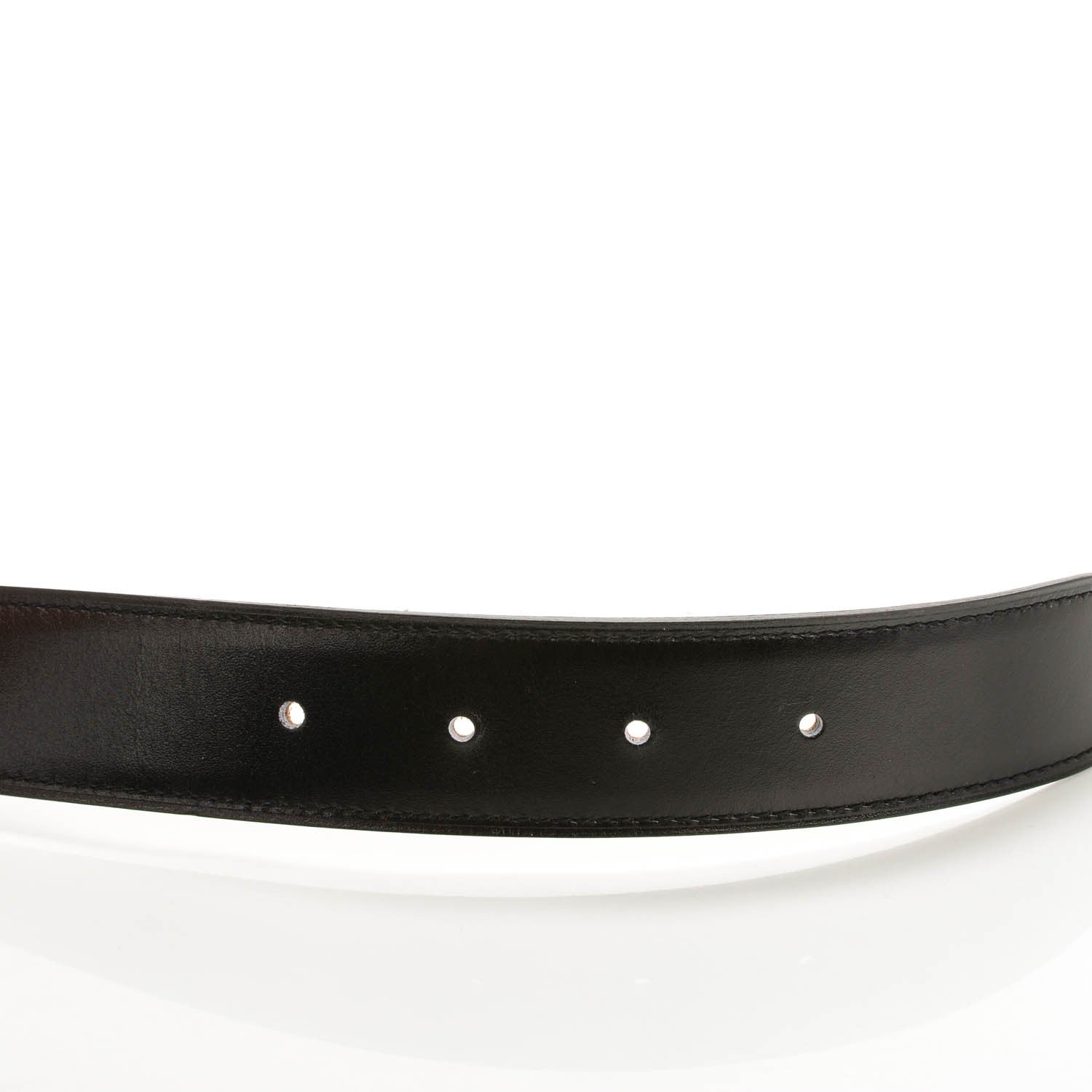 Hermes Box Togo 32mm H Belt 95 Black Gold 6 of 7