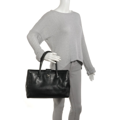 Chanel Calfskin Cerf Shopper Tote Black 11 of 18