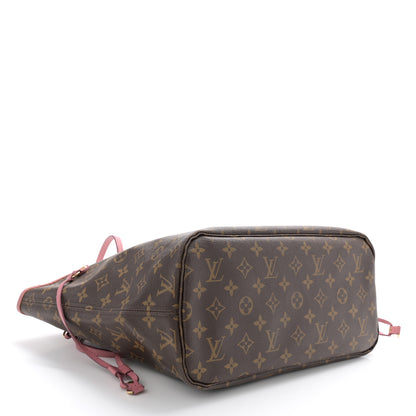 Louis Vuitton Monogram Articles de Voyage Ikat Neverfull MM Rose Velours 4 of 10