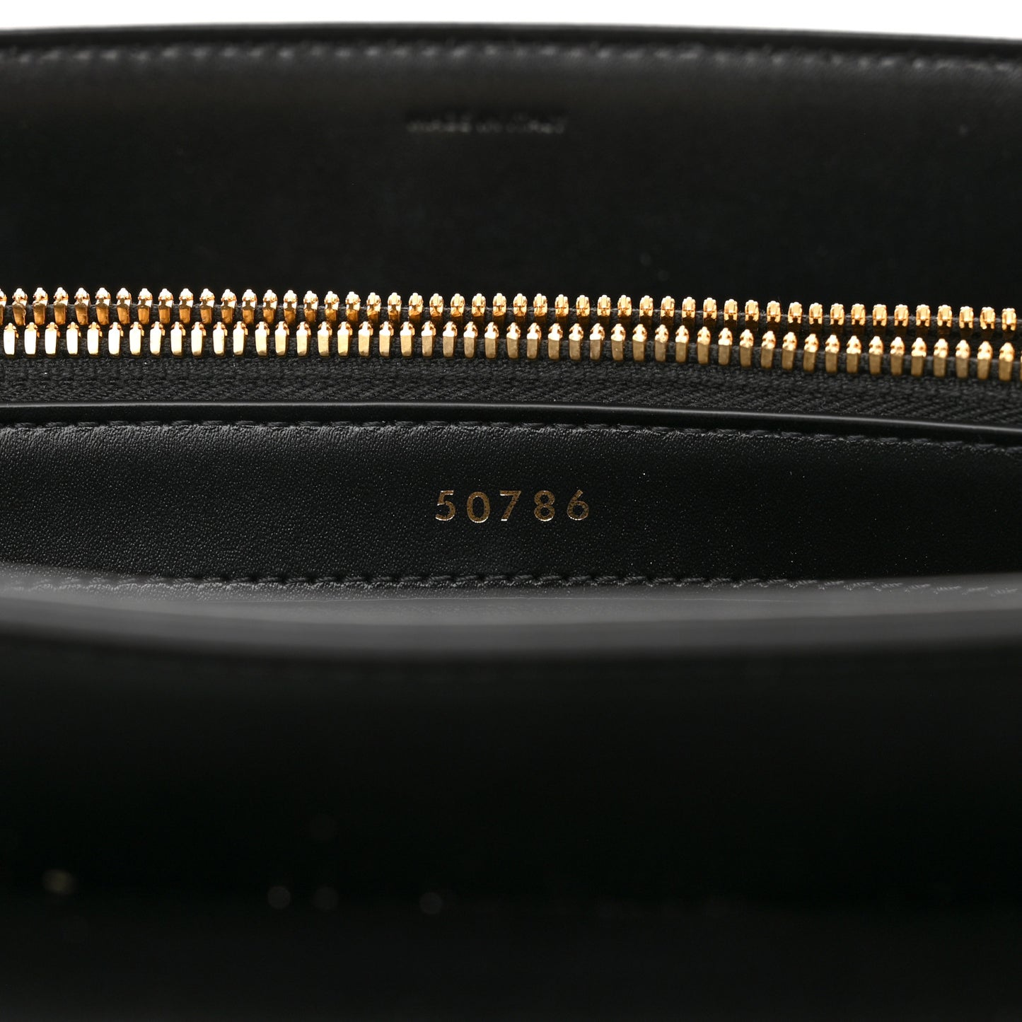 Satinated Calfskin Medium 16 Top Handle Bag Black