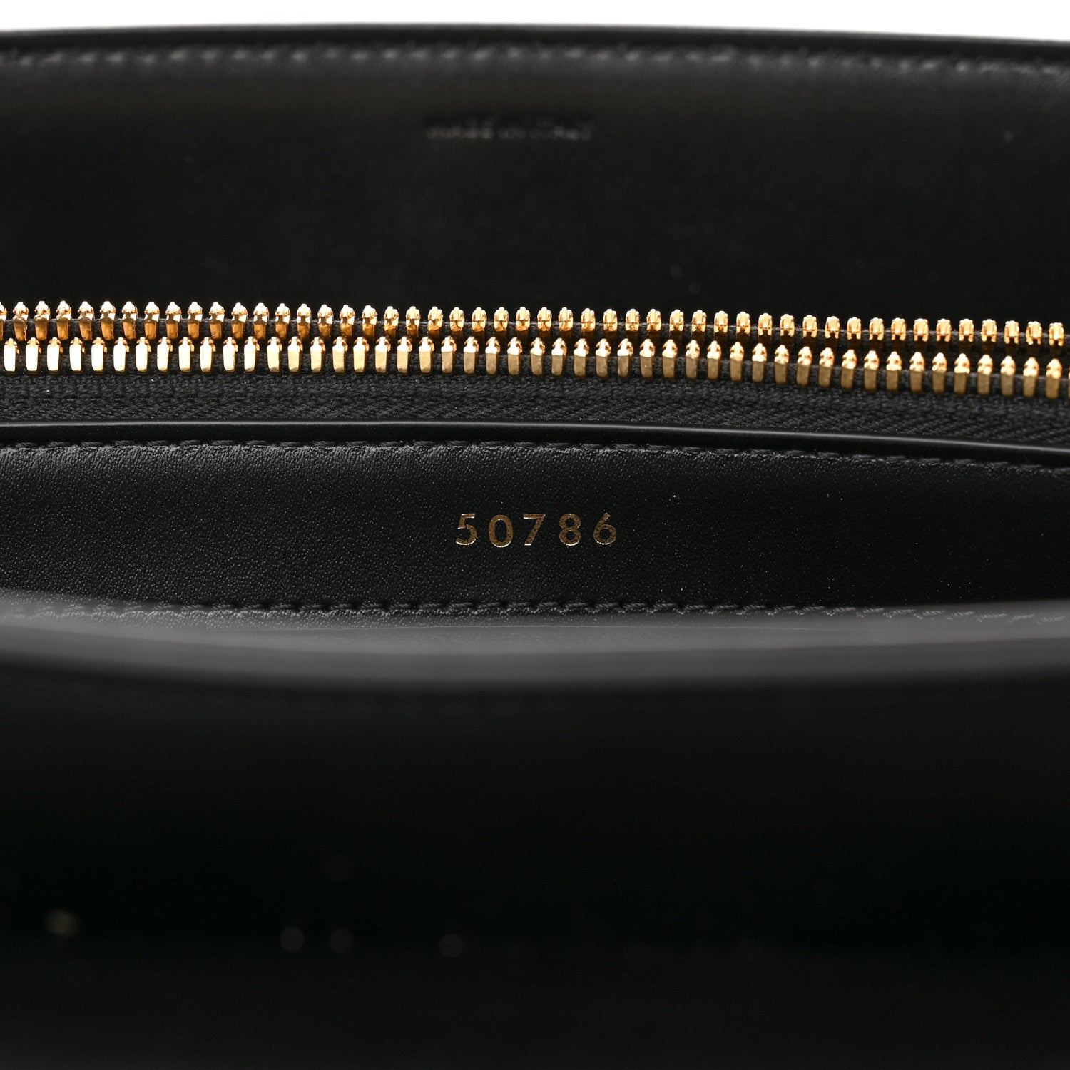 Celine Satinated Calfskin Medium 16 Top Handle Bag Black 8 of 18
