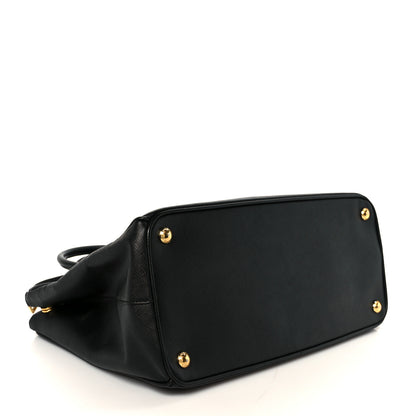 Prada Saffiano Medium Galleria Double Zip Tote Black 4 of 11