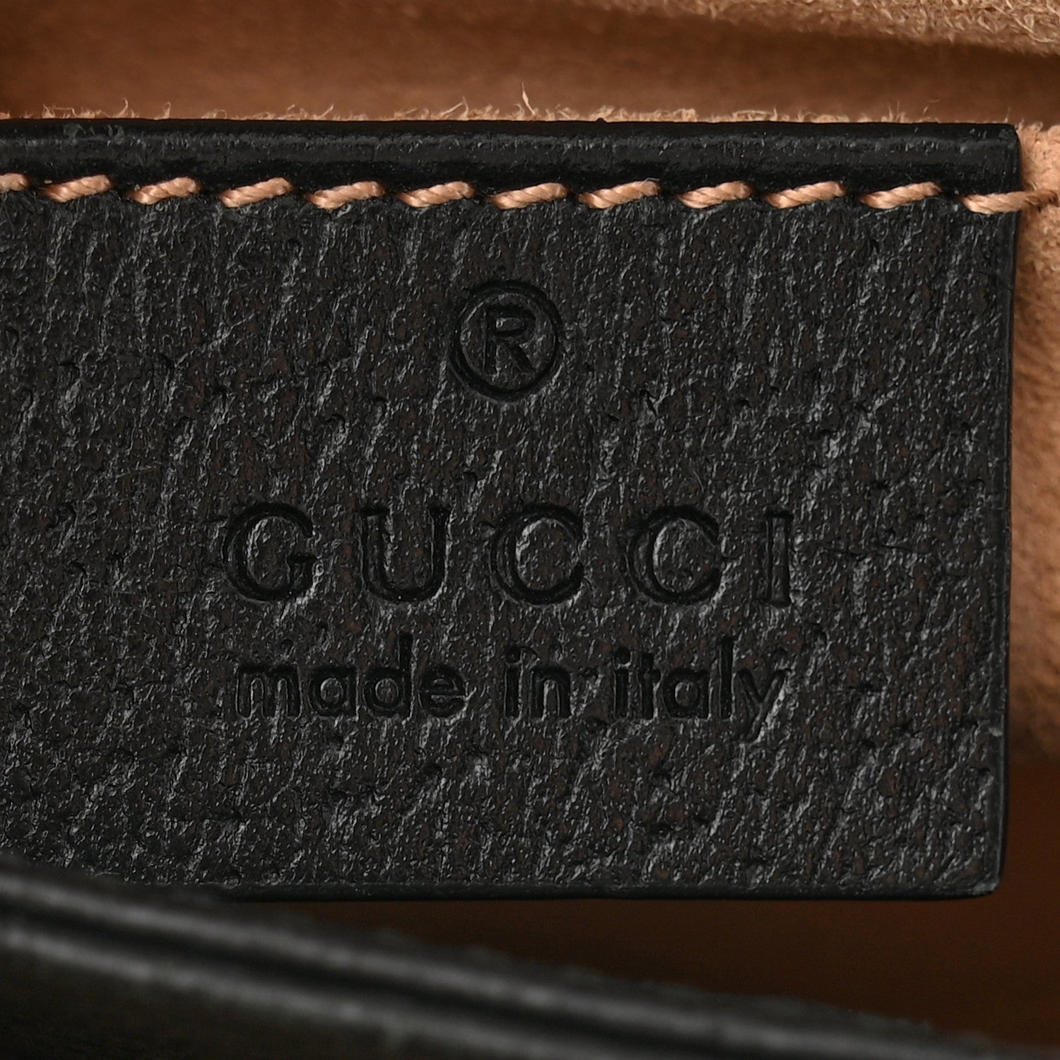 Gucci Calfskin GG Web Small Ophidia Chain Shoulder Bag Black 7 of 11