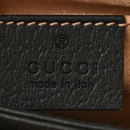 Gucci Calfskin GG Web Small Ophidia Chain Shoulder Bag Black 7 of 11