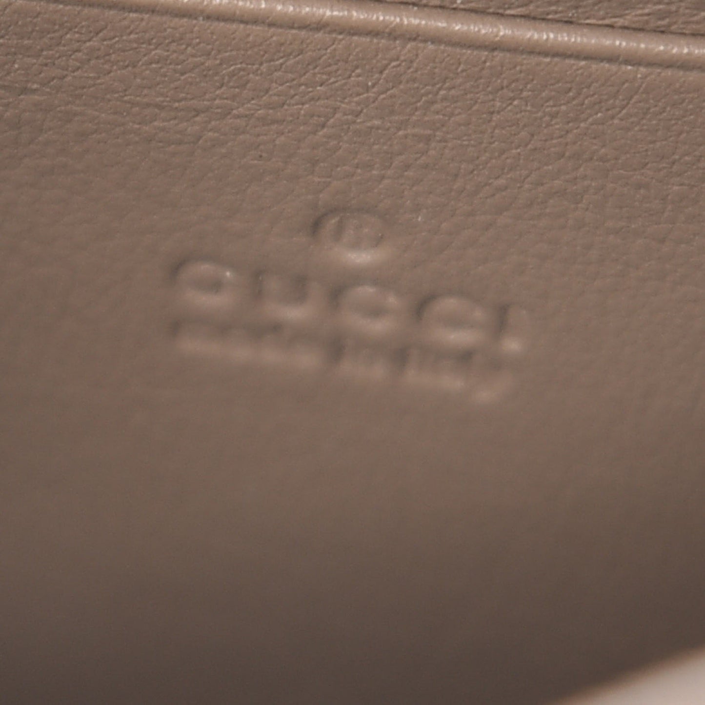 GG Supreme Monogram Mini Dionysus Chain Wallet Beige Taupe