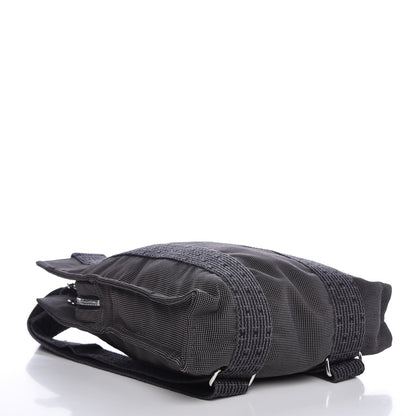 Hermes Canvas Herline Backpack Grey 4 of 7