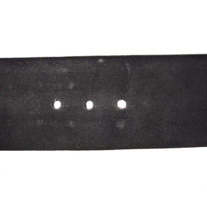 Chanel Suede Gripoix Poured Glass Buckle Belt 80 32 Black 8 of 9