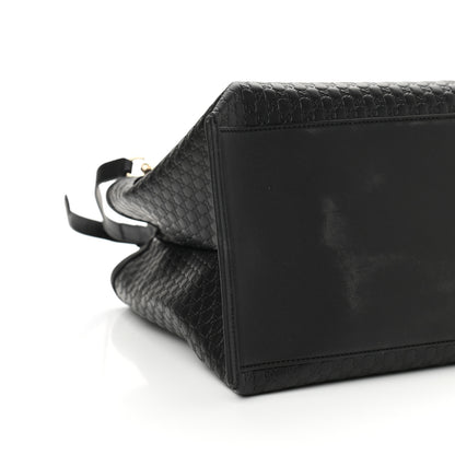 Gucci Soft Microguccissima Large Tote Black 9 of 11