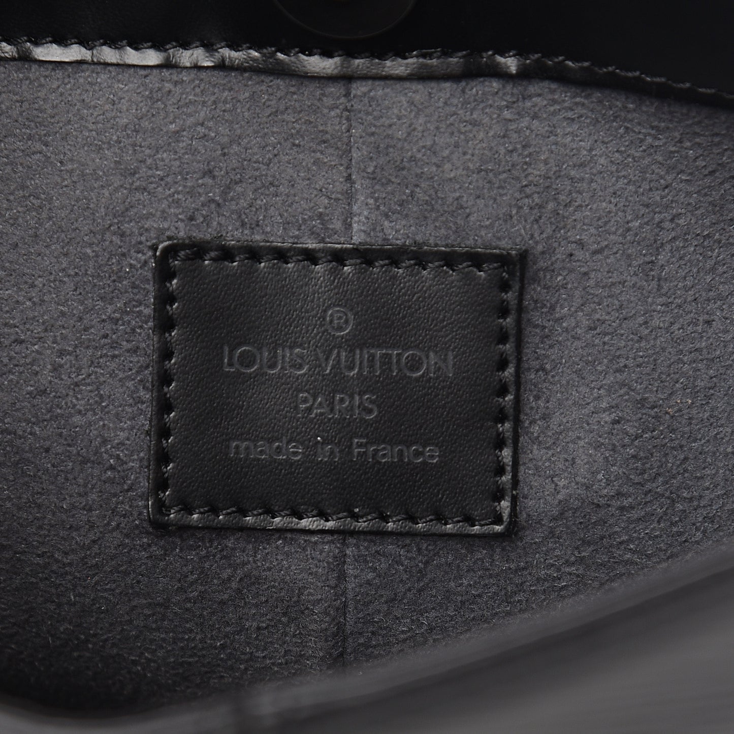 Epi Demi Lune Pochette Black