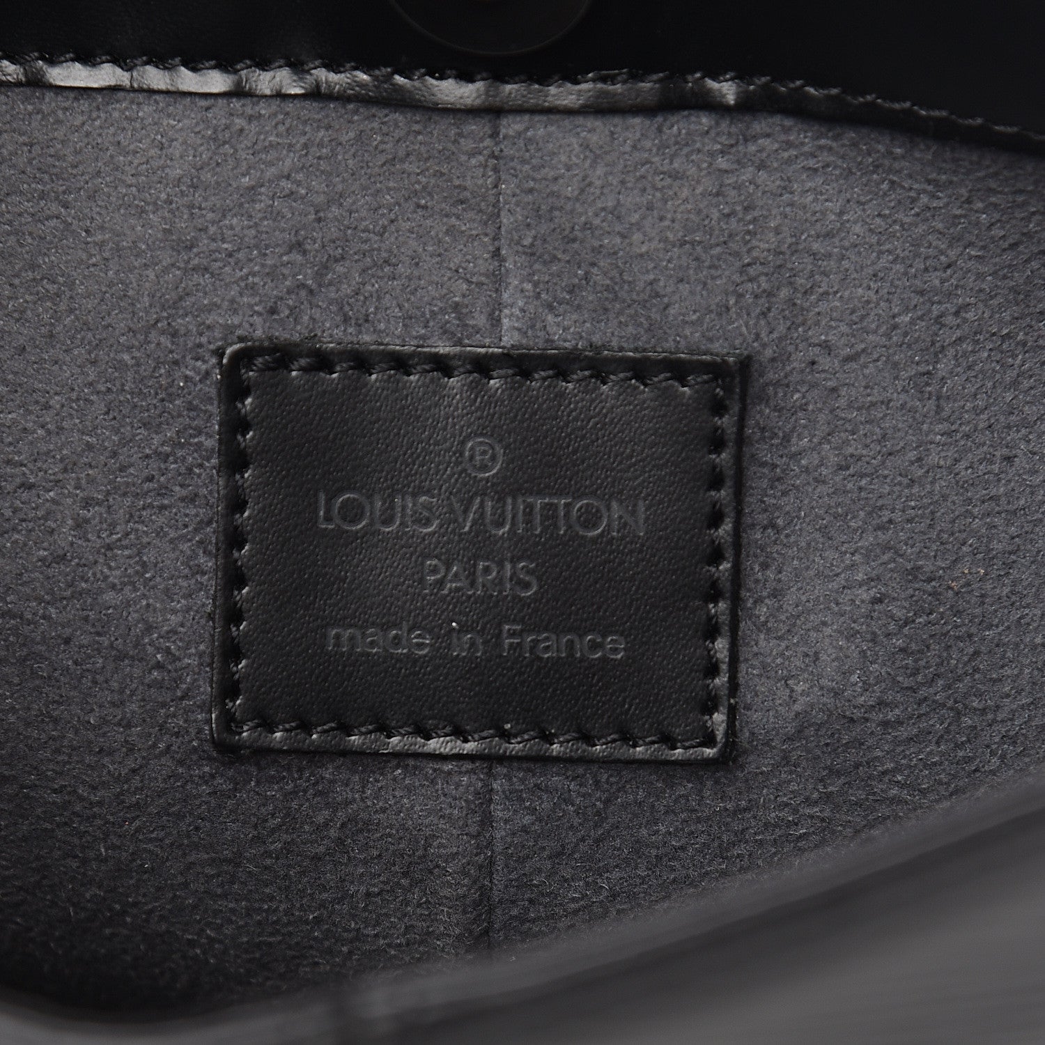 Louis Vuitton Epi Demi Lune Pochette Black 5 of 6