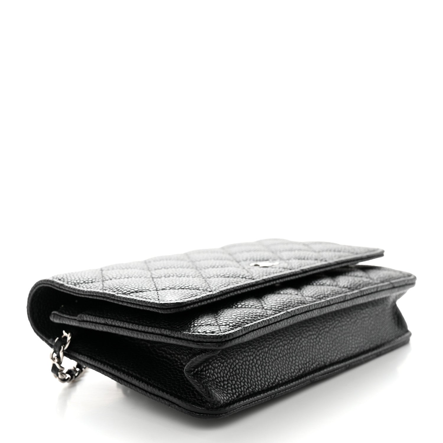 Chanel Caviar Quilted Wallet on Chain WOC Black 4 of 13