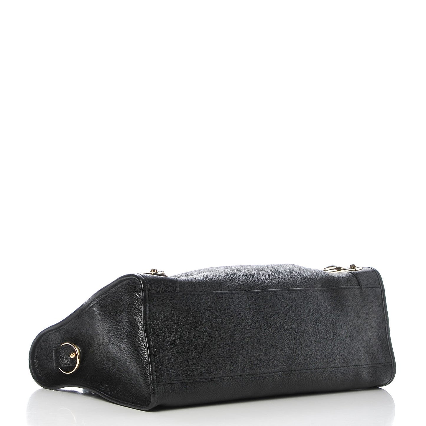 Chevre Gold Metallic Edge Hardware City Black