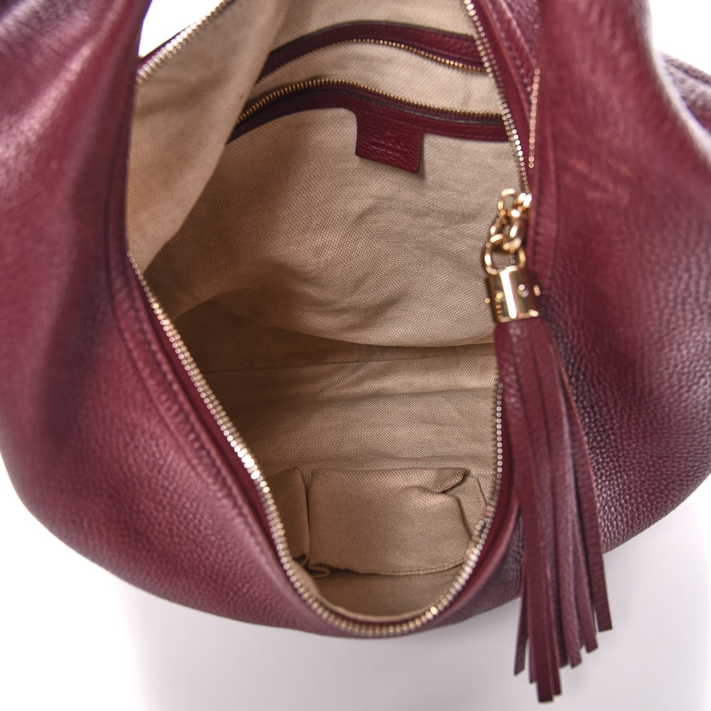 Cellarius Calfskin Large Soho Hobo Scarlatto