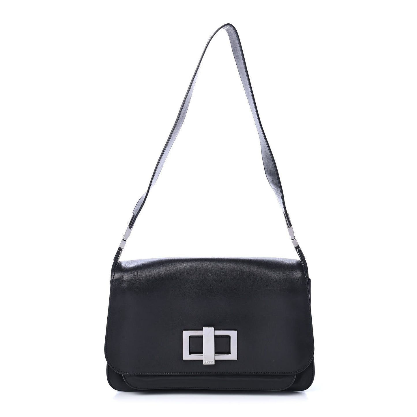 Calfskin Shoulder Bag Black