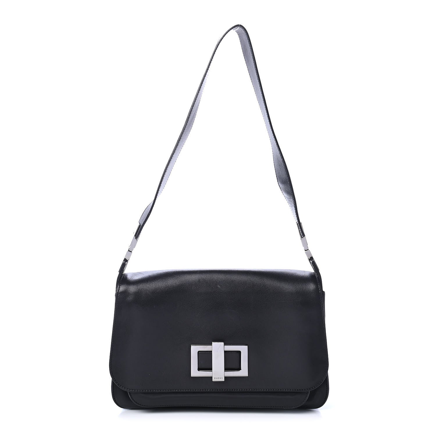 Gucci Calfskin Shoulder Bag Black 1 of 4