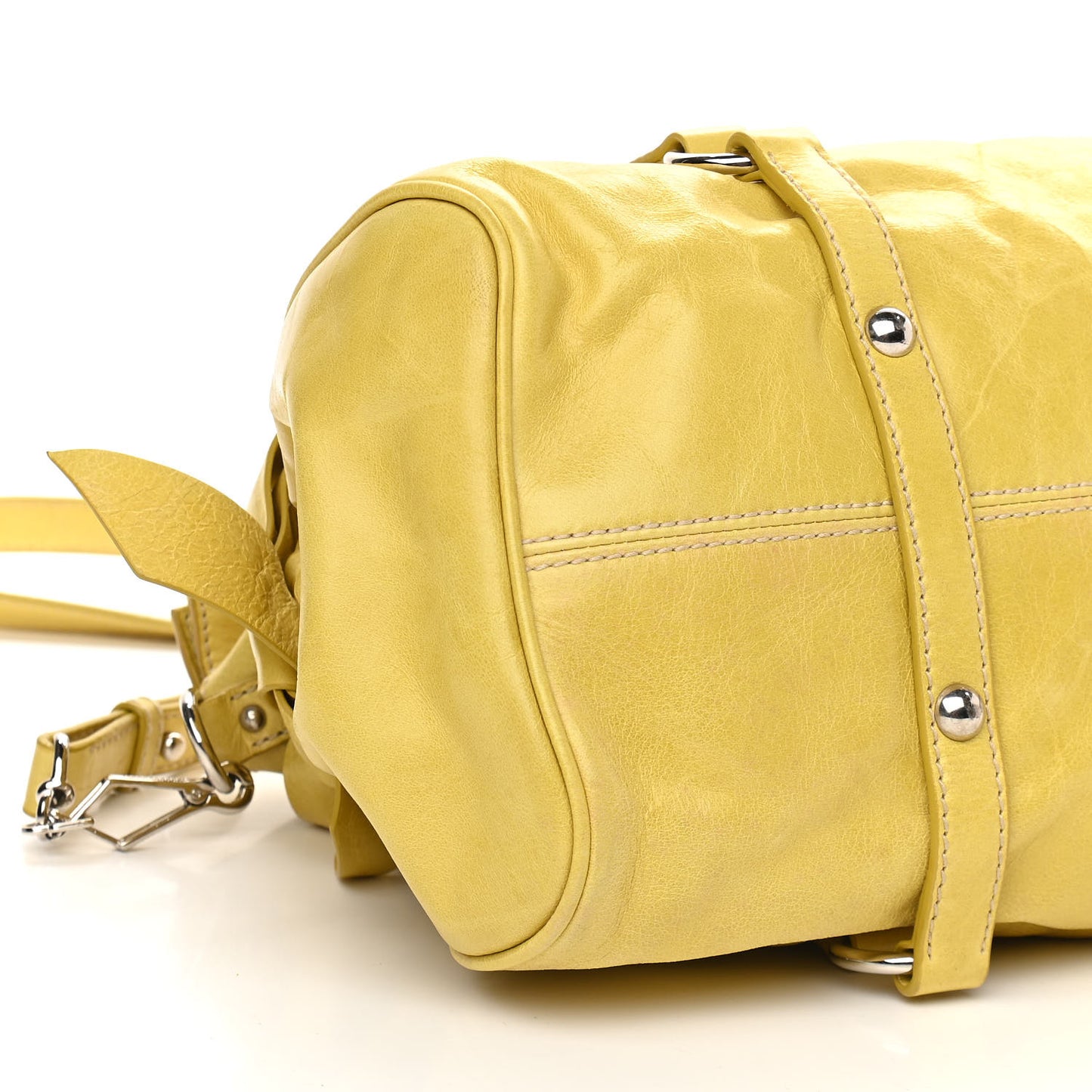 Vitello Lux Medium Bow Bag Polline