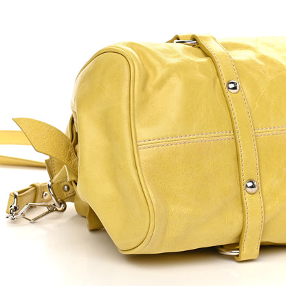 Miu Miu Vitello Lux Medium Bow Bag Polline 9 of 10