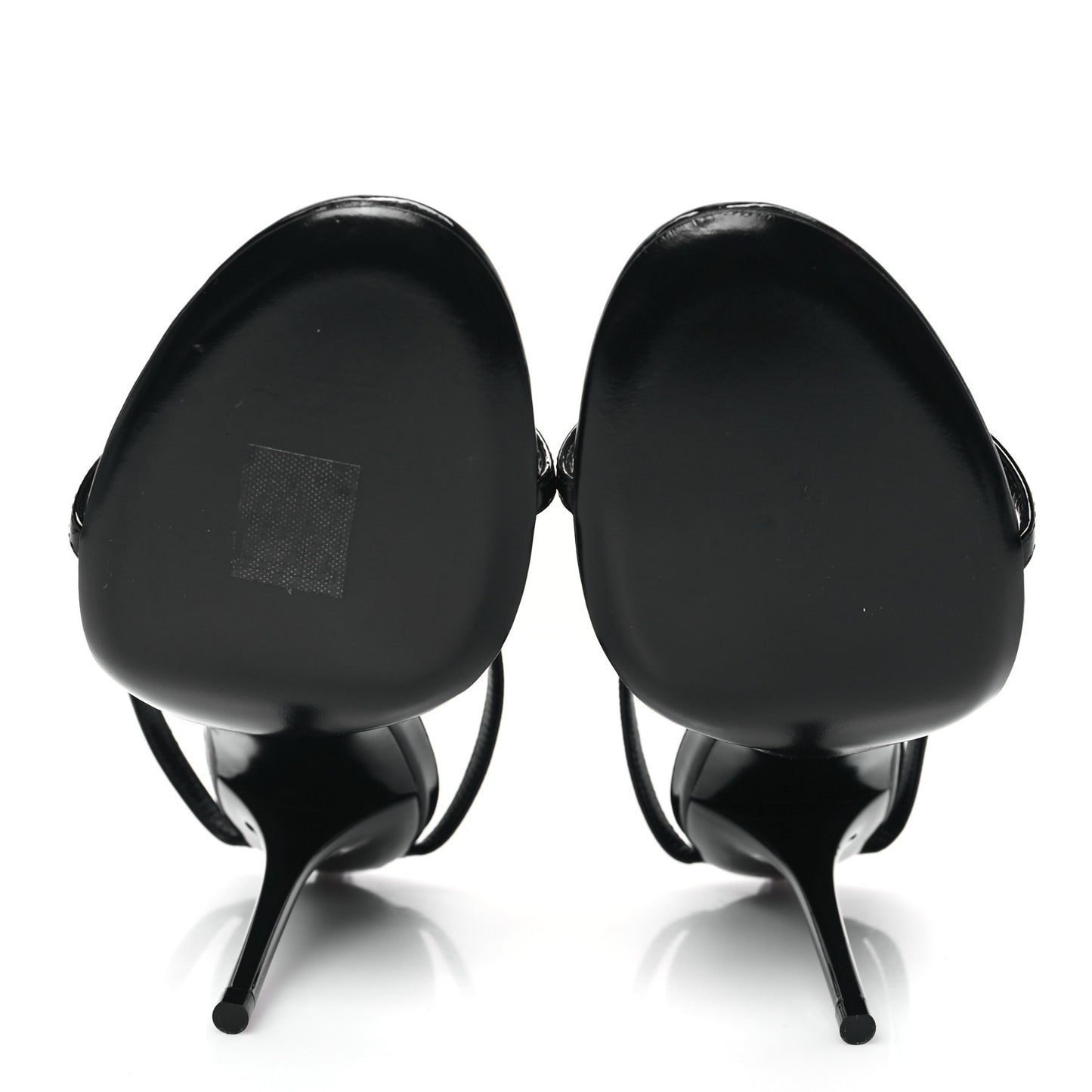 Patent Cassandra 100 Ankle Strap Sandals 36.5 Black
