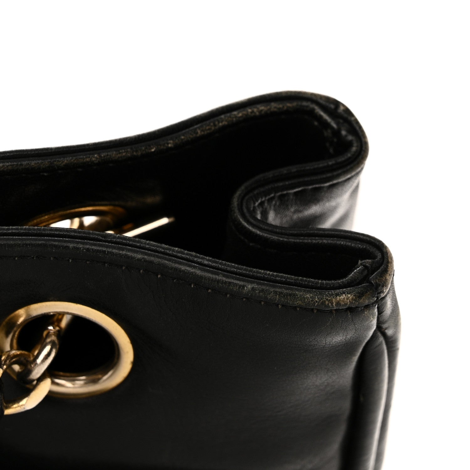 Chanel Lambskin Shopping Tote Black 12 of 12