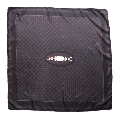 Gucci Silk Monogram Clemenza Scarf Grey 1 of 3