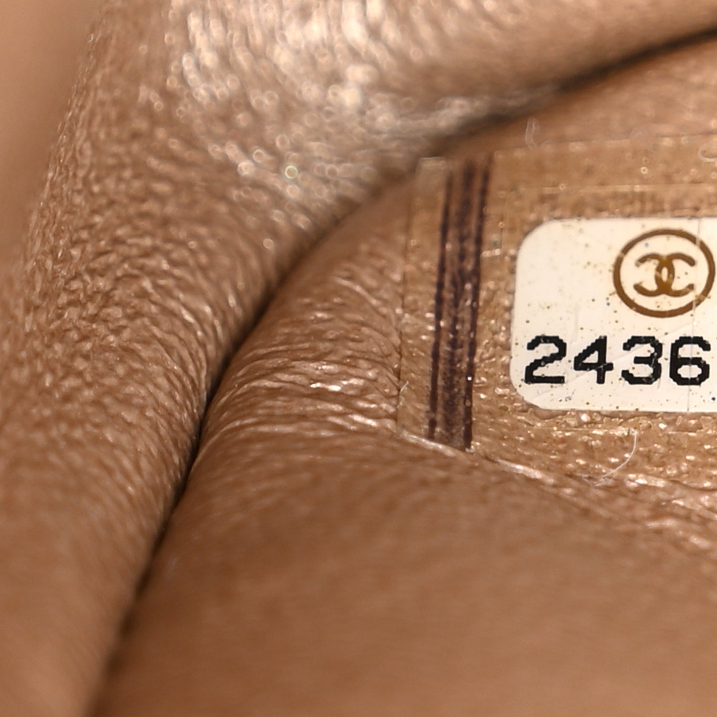Metallic Calfskin Quilted 2.55 Reissue 226 Flap Dark Gold
