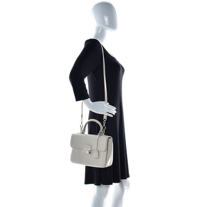 Prada Saffiano Lux Sound Top Handle Pomice 2 of 12