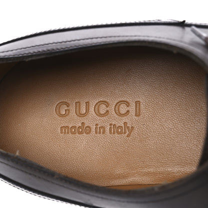 Gucci Calfskin Mens Captoe Oxford Loafers 9 Brown 9 of 16